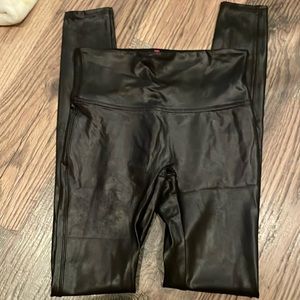 SPANK faux leather leggings